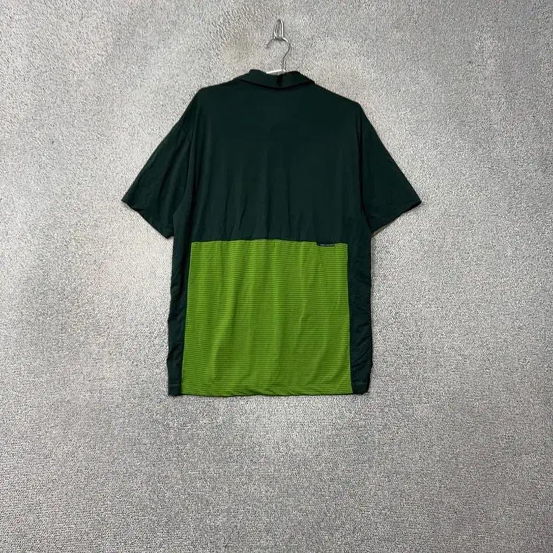 블랙야크 카키 로고 등산 기능성 반팔 카라티 105 상품이미지2