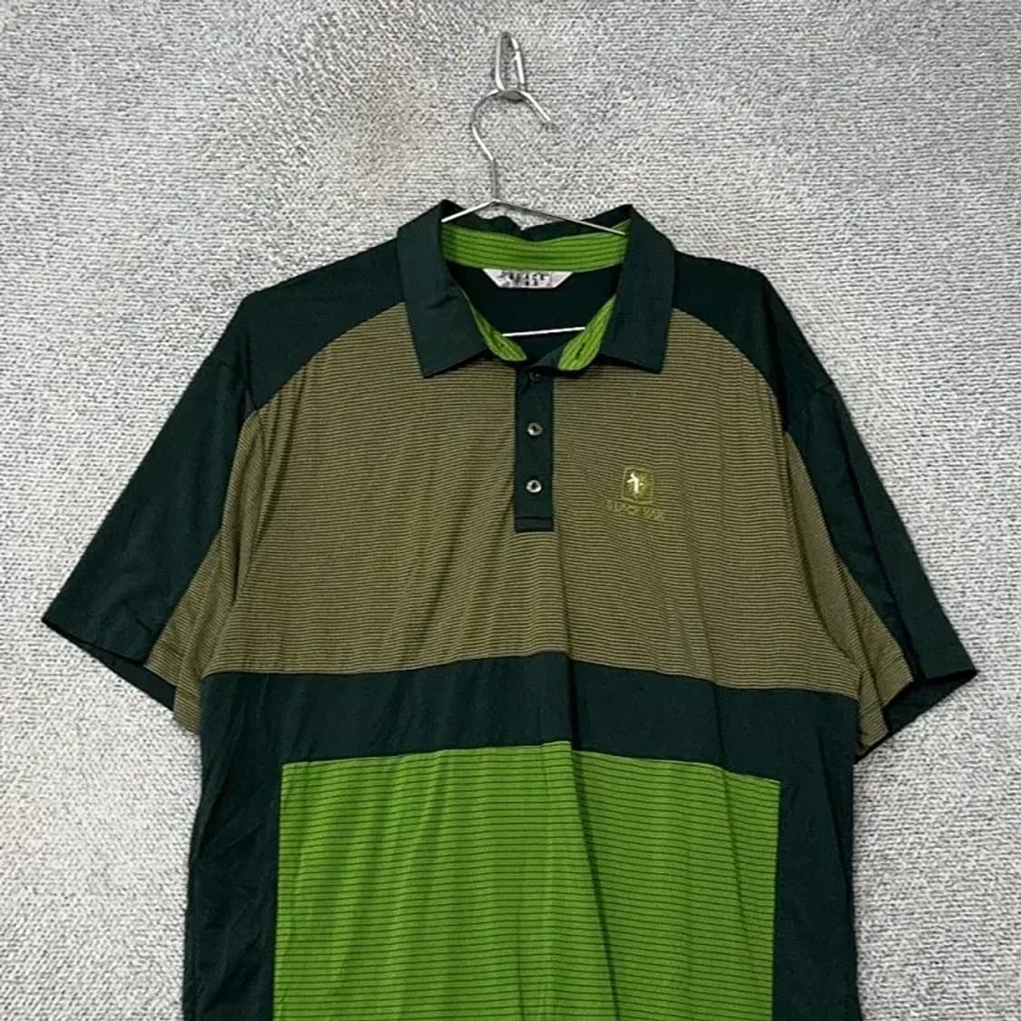 블랙야크 카키 로고 등산 기능성 반팔 카라티 105 상품이미지3