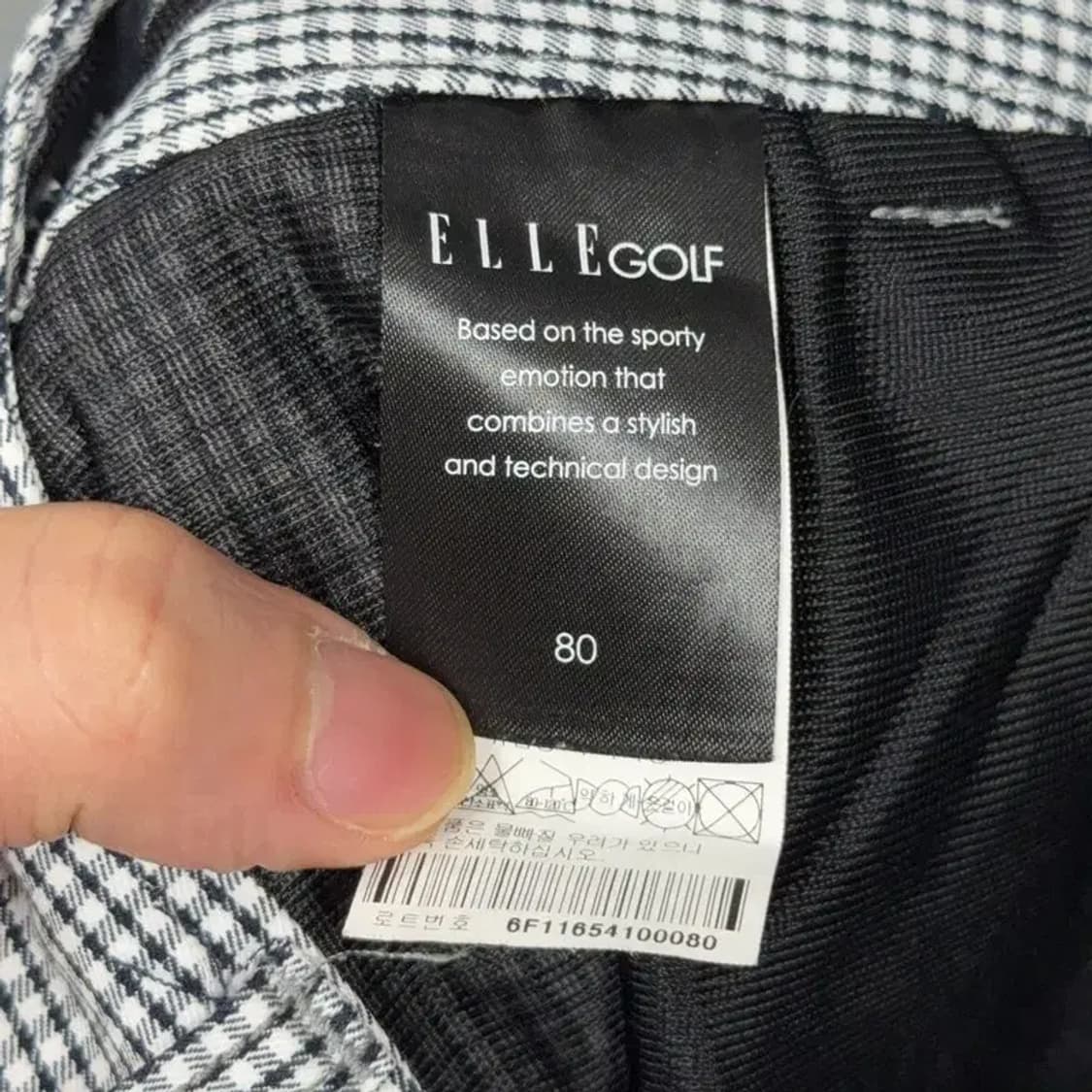 엘르 골프 기능성 팬츠 80 상품이미지6