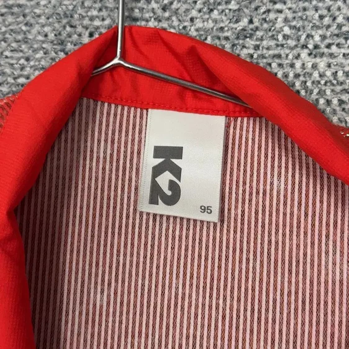 K2 레드 로고 기능성 바람막이 조끼 95 상품이미지5