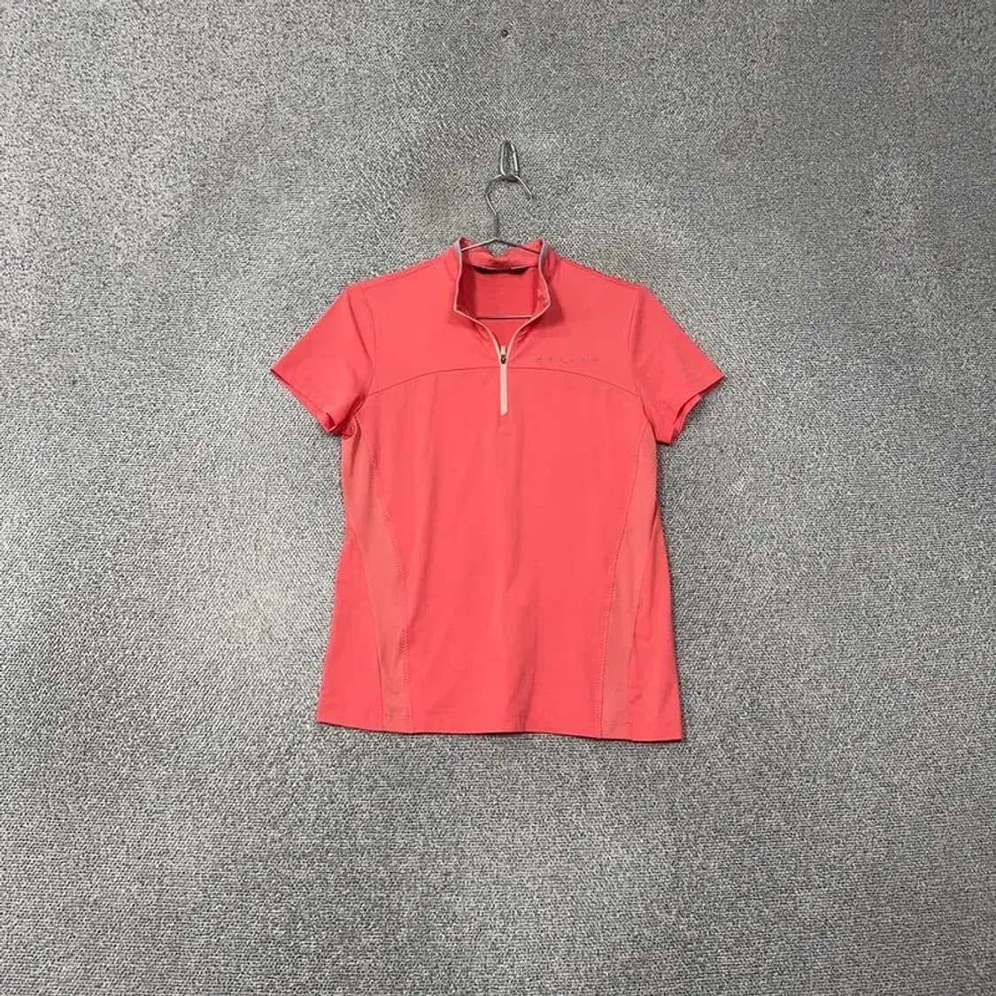 밀레 코랄 로고 여성 기능성 반집업 반팔 티 95 상품이미지1