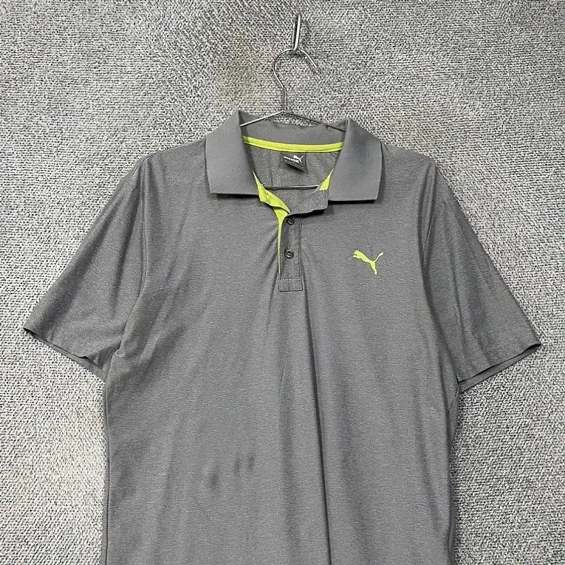 푸마 라이트 그레이 남성 기능성 반팔 카라티 L 상품이미지3