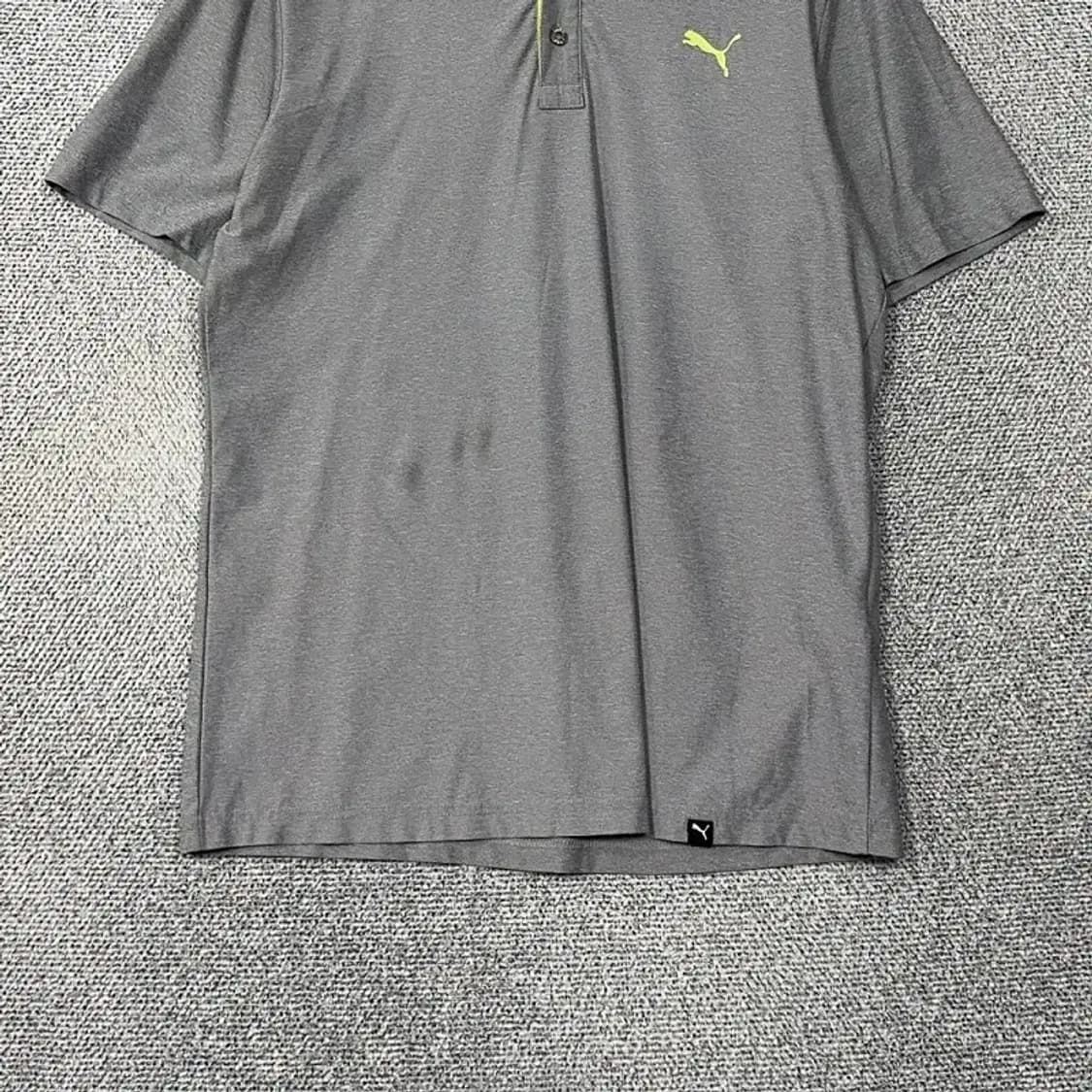 푸마 라이트 그레이 남성 기능성 반팔 카라티 L 상품이미지4