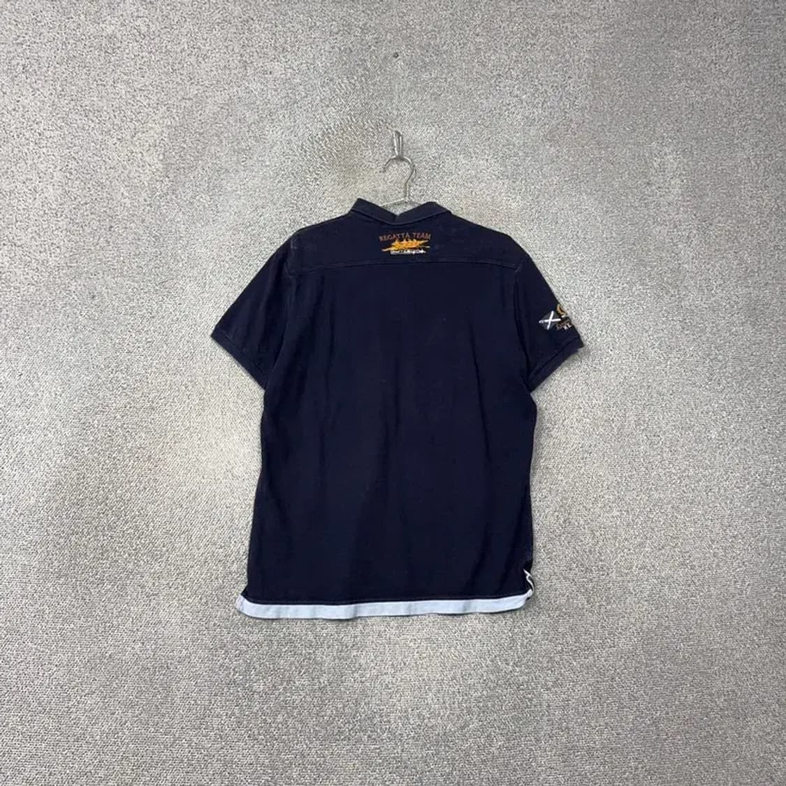 빈폴 네이비 자수 로고 남성 반팔 카라티 105 상품이미지2