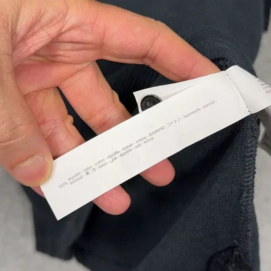 자라 남성 박스핏 반팔 카라티 L 상품이미지4