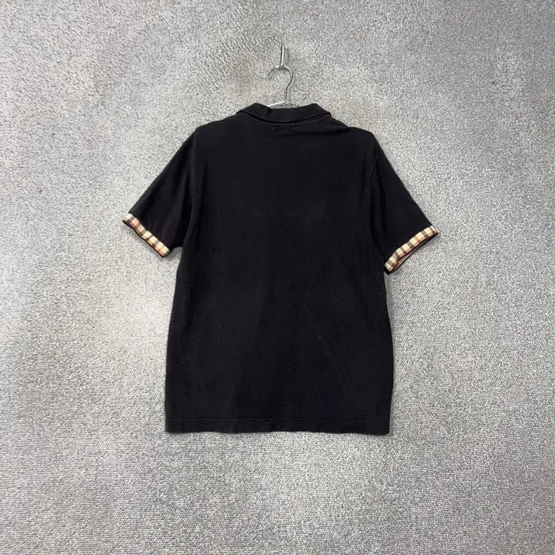 닥스 블랙 캐주얼 남성 반팔 카라티 M 상품이미지2