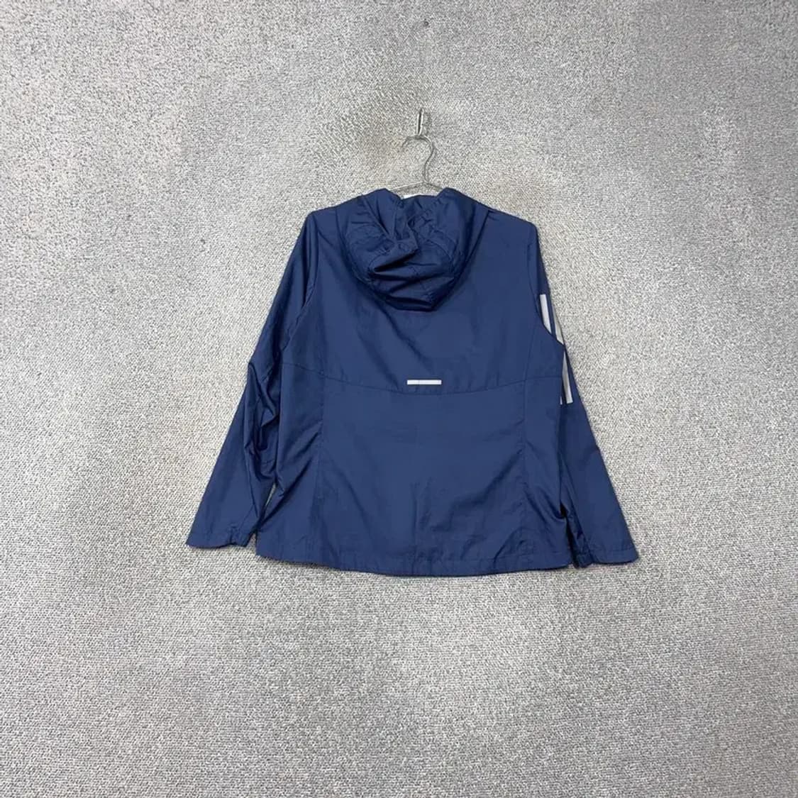 아디다스 네이비 로고 기능성 바람막이 L 상품이미지2