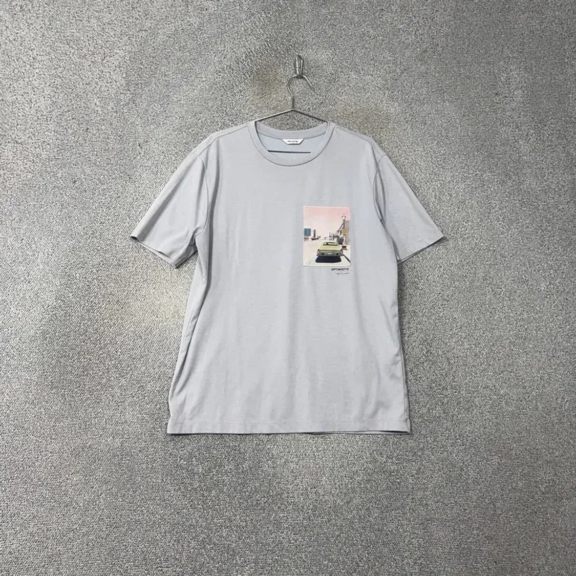 마인드브릿지 포켓 프린팅 캐주얼 반팔 티 105 상품이미지1