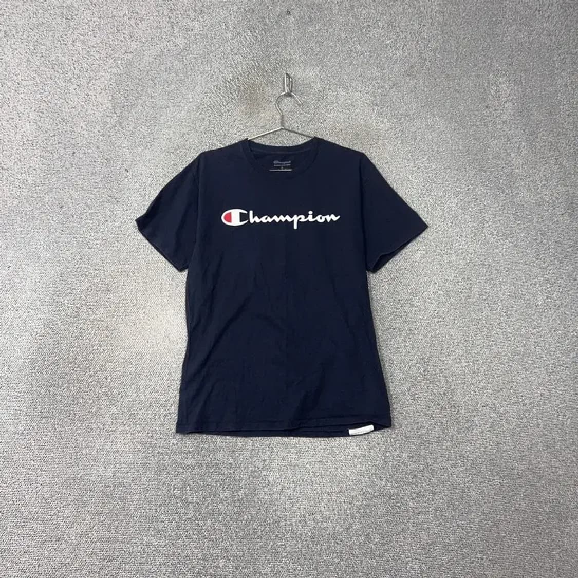 챔피온 프린팅 네이비 반팔 티 M 상품이미지1