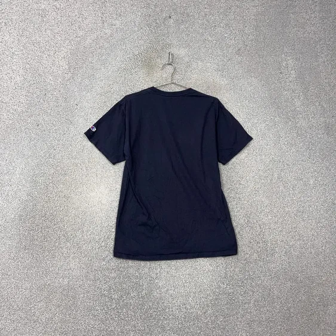 챔피온 프린팅 네이비 반팔 티 M 상품이미지2