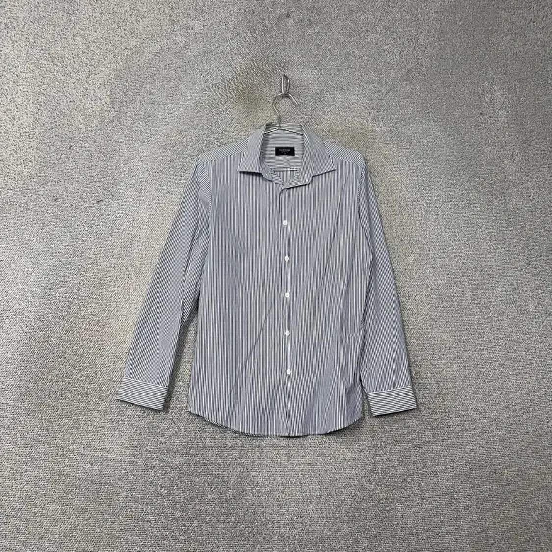 마인드브릿지 스트라이프 블루 셔츠 95 상품이미지1