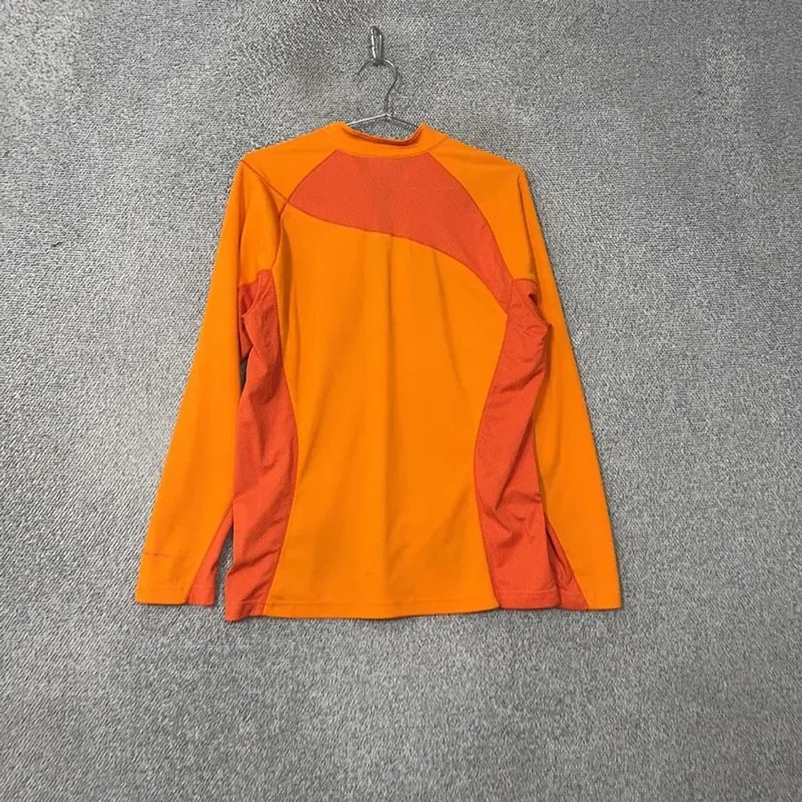 콜롬비아 등산 기능성 반집업 오렌지 긴팔티 L 상품이미지2