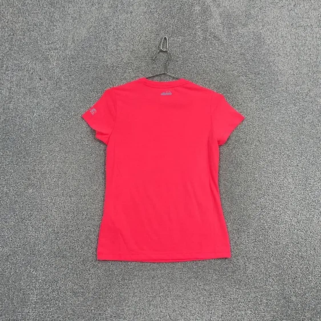 엘레쎄 프린팅 형광 핫핑크 스키니핏 반팔 티 S 상품이미지2