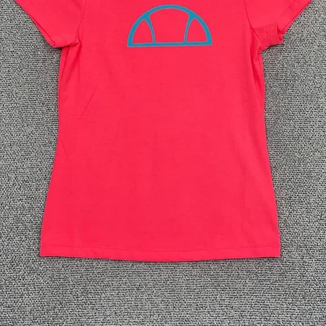 엘레쎄 프린팅 형광 핫핑크 스키니핏 반팔 티 S 상품이미지4