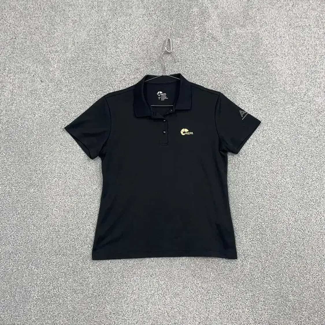 네파 블랙 로고 기능성 반팔 카라티 L 상품이미지1