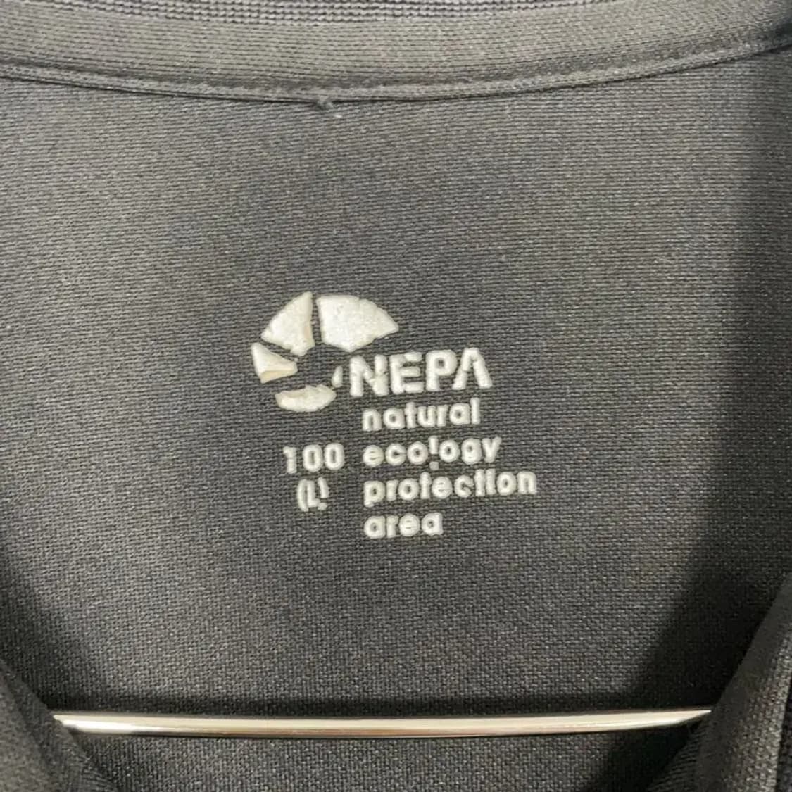 네파 블랙 로고 기능성 반팔 카라티 L 상품이미지5