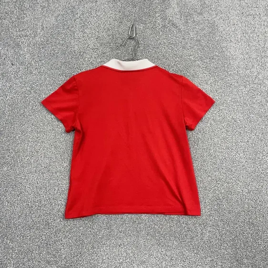 휠라 레드 로고 골프 기능성 반팔 카라티 100 상품이미지2