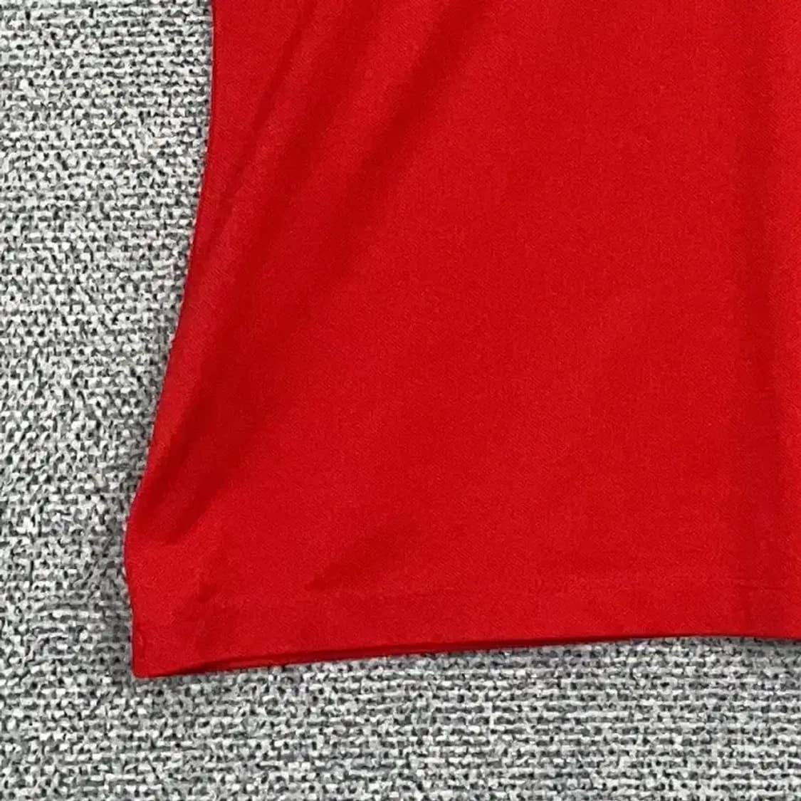 휠라 레드 로고 골프 기능성 반팔 카라티 100 상품이미지3