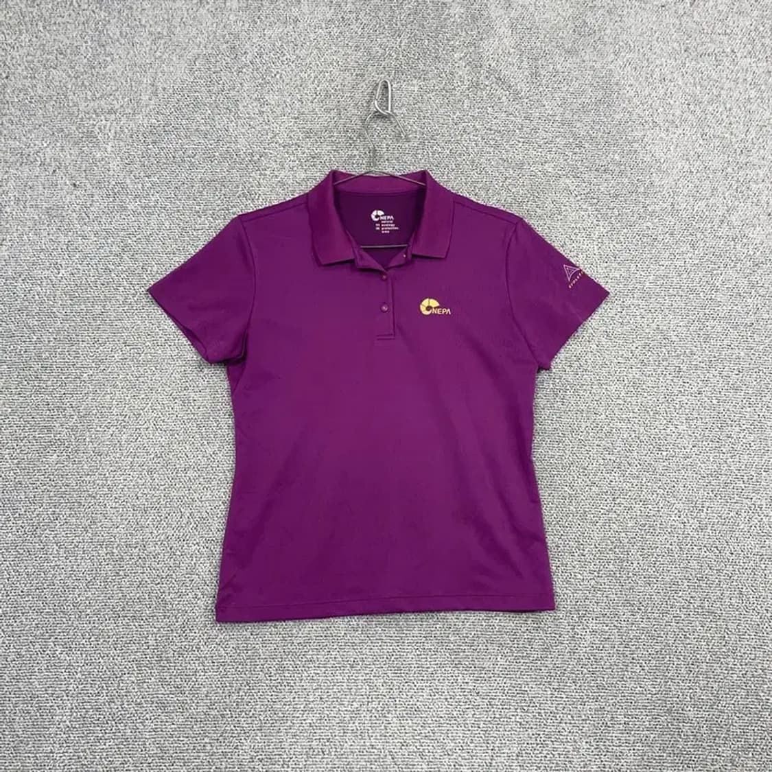 네파 퍼플 로고 등산 기능성 반팔 카라티 M 상품이미지1