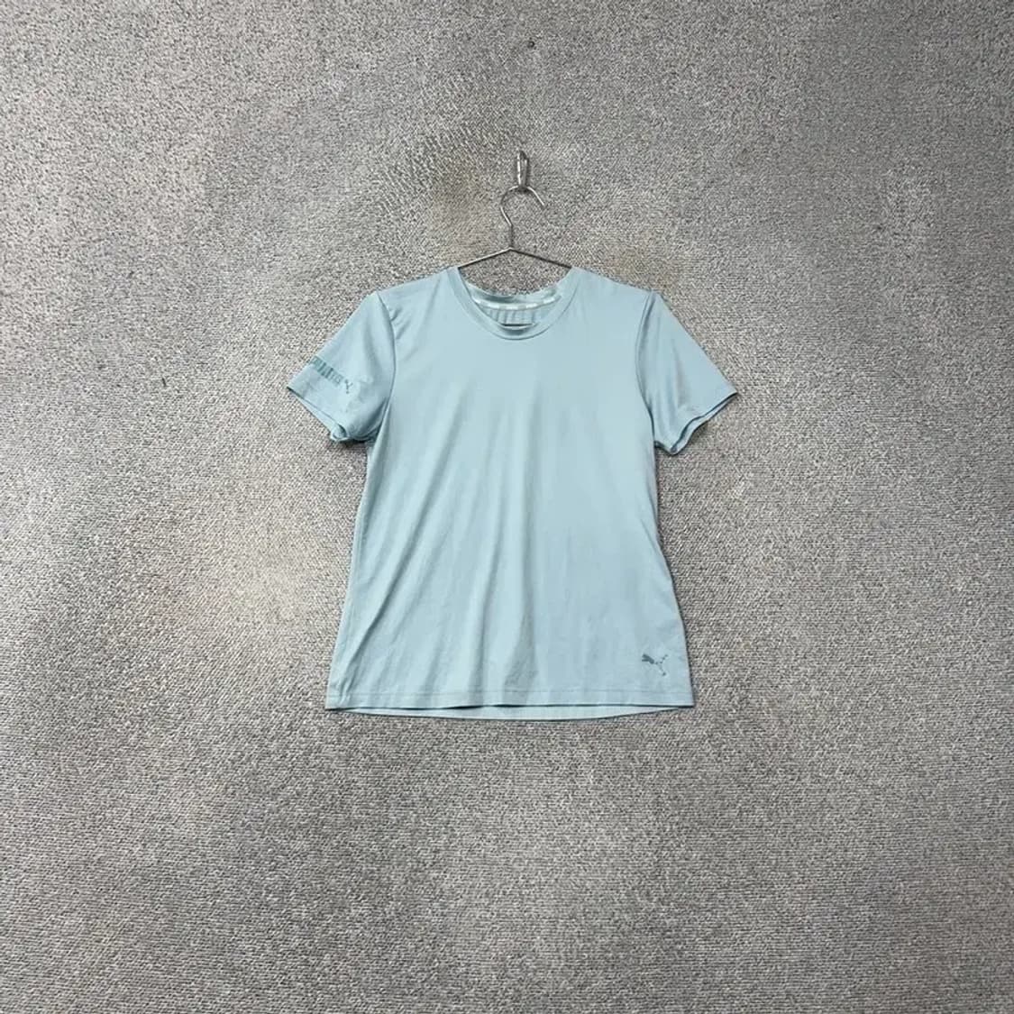 푸마 여성 기능성 라이트 블루 반팔 티 S 상품이미지1