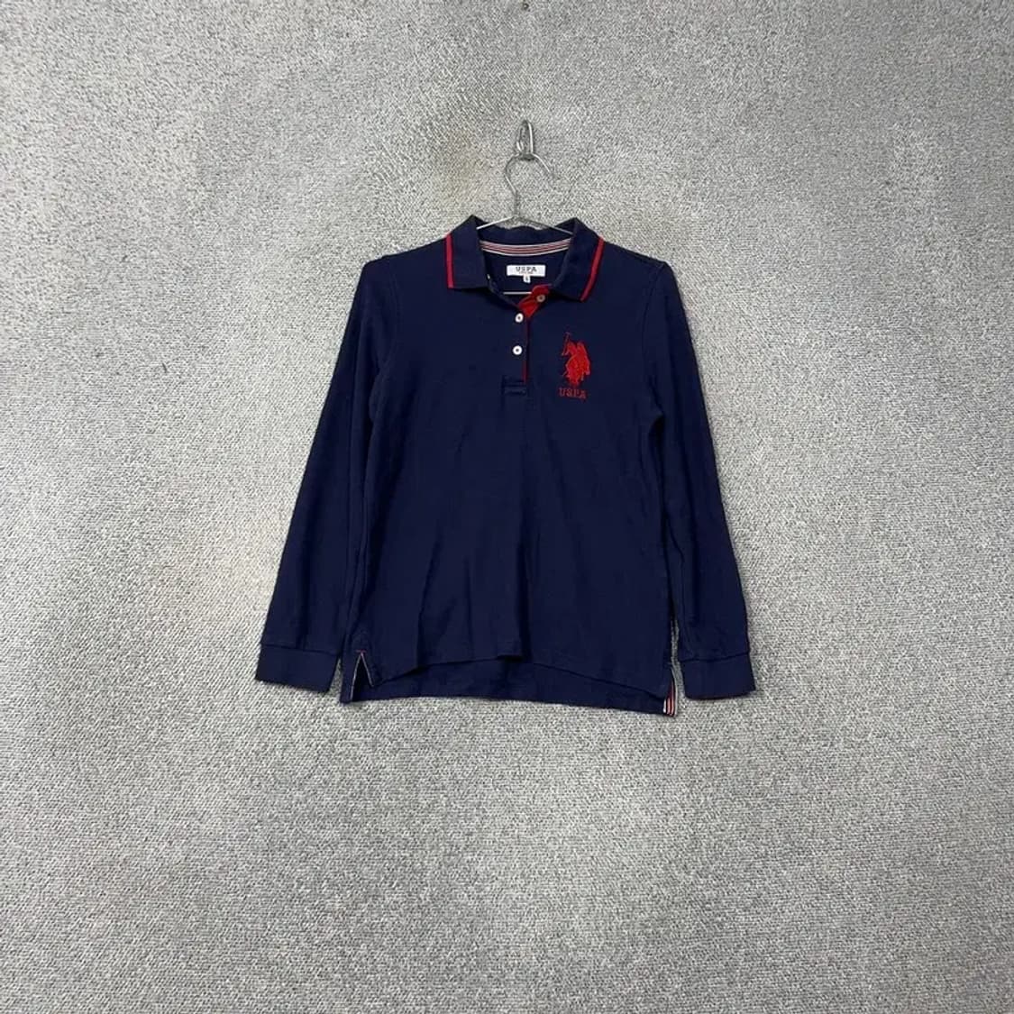 US폴로아쎈 여성 네이비 긴팔 티 M 상품이미지1
