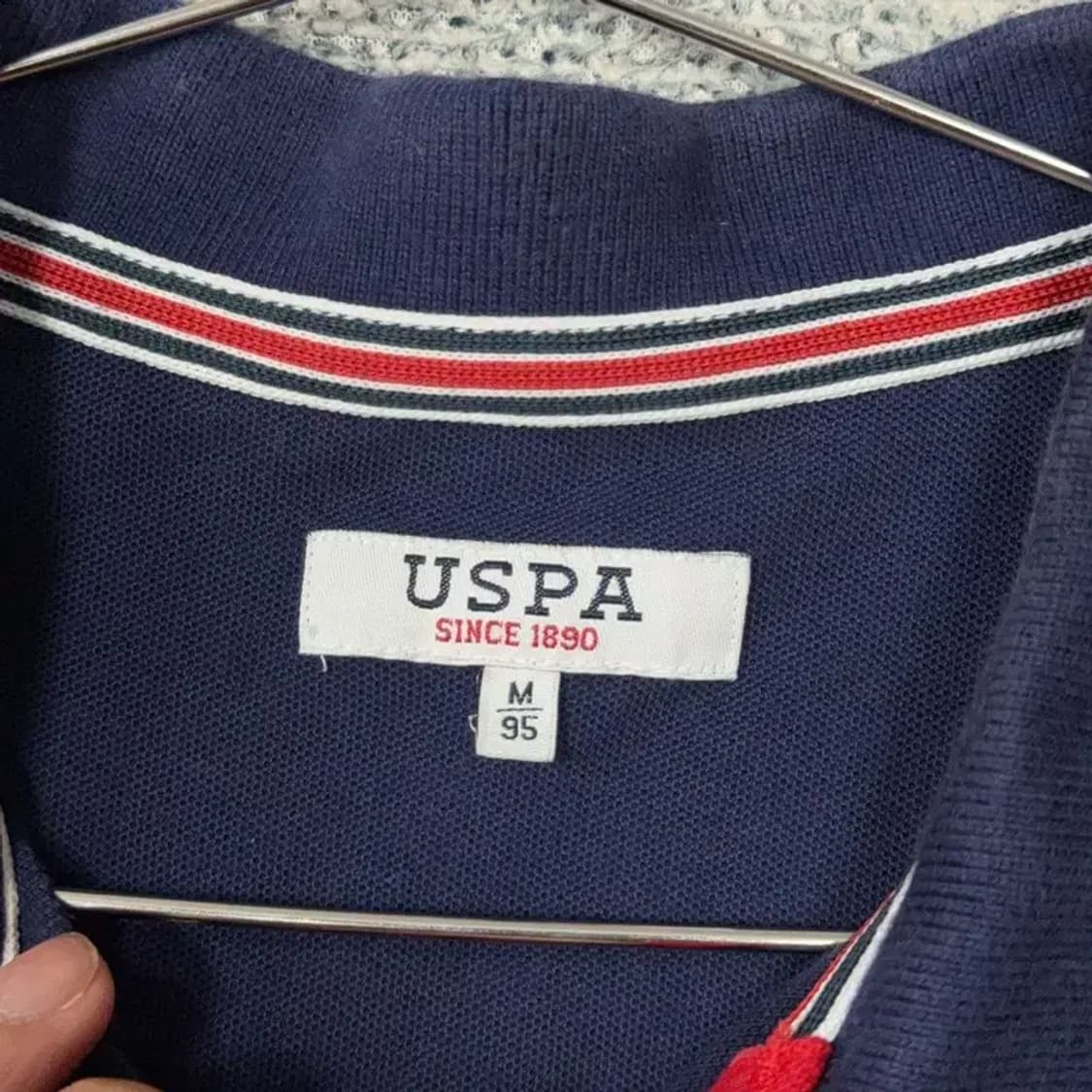 US폴로아쎈 여성 네이비 긴팔 티 M 상품이미지3