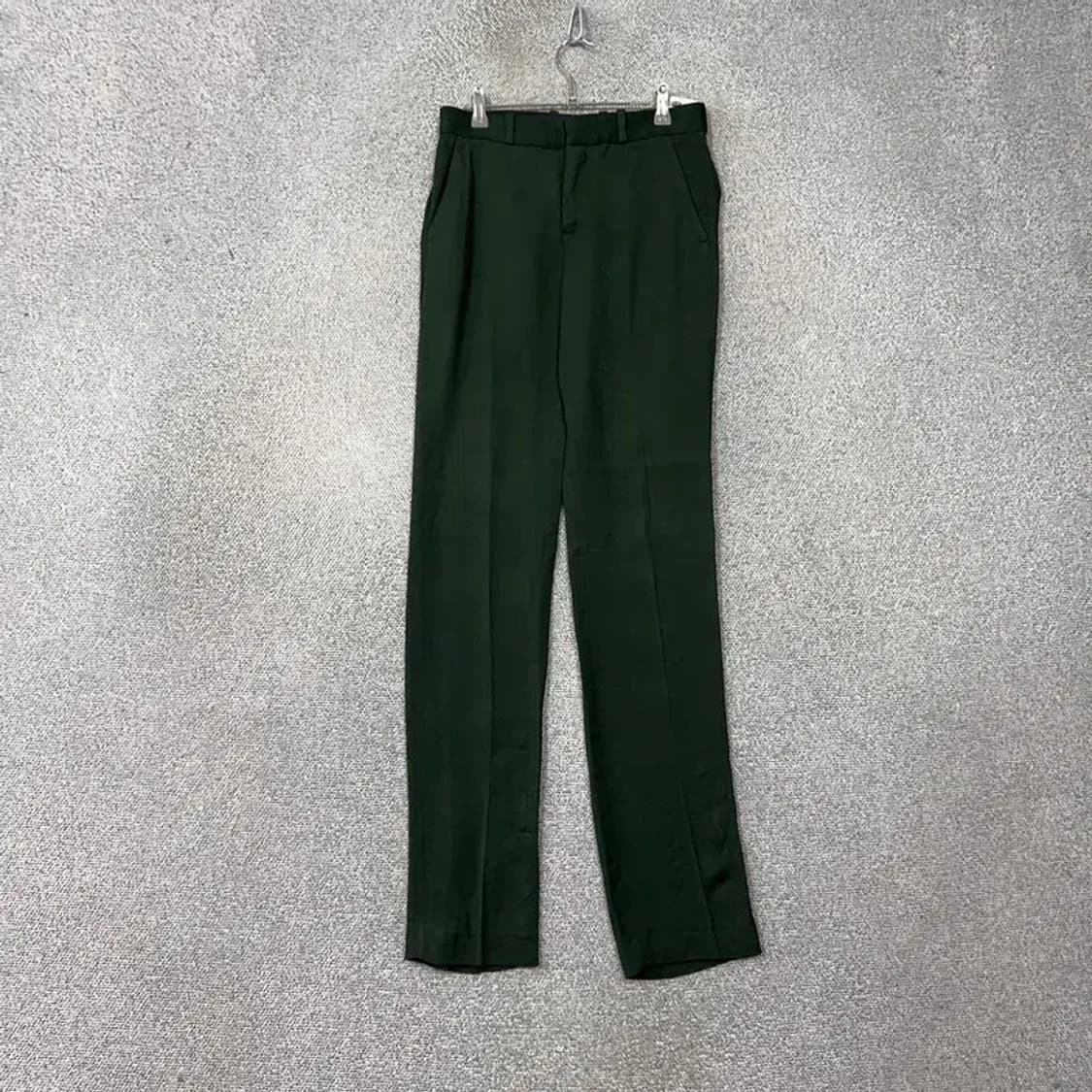 자라 여성 그린 비스코스 슬렉스 팬츠 XS 상품이미지1