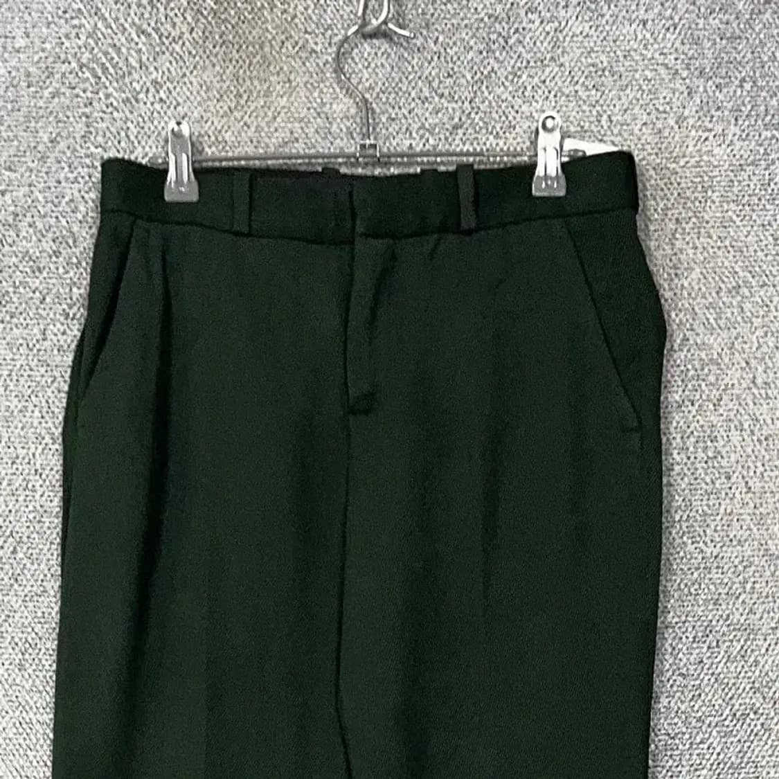 자라 여성 그린 비스코스 슬렉스 팬츠 XS 상품이미지3