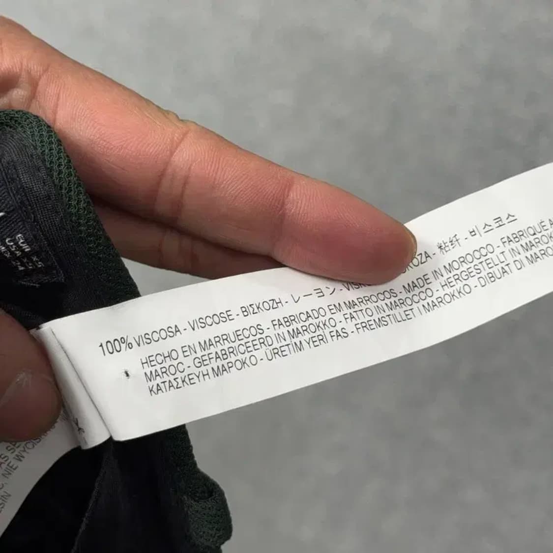 자라 여성 그린 비스코스 슬렉스 팬츠 XS 상품이미지7