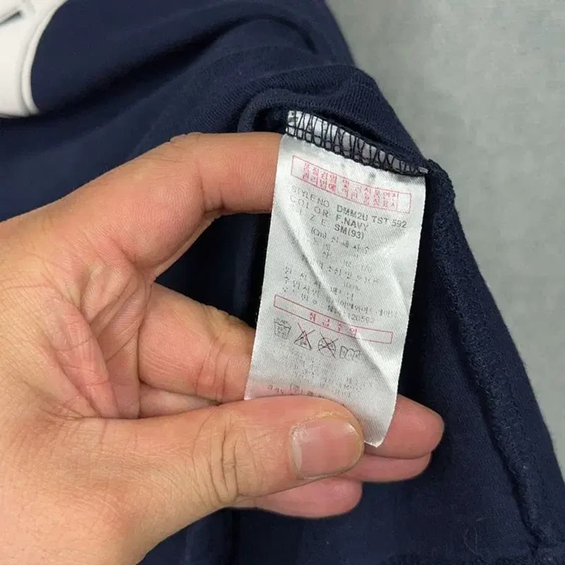 디키즈 로고 프린팅 네이비 반팔 티 S-M 상품이미지4