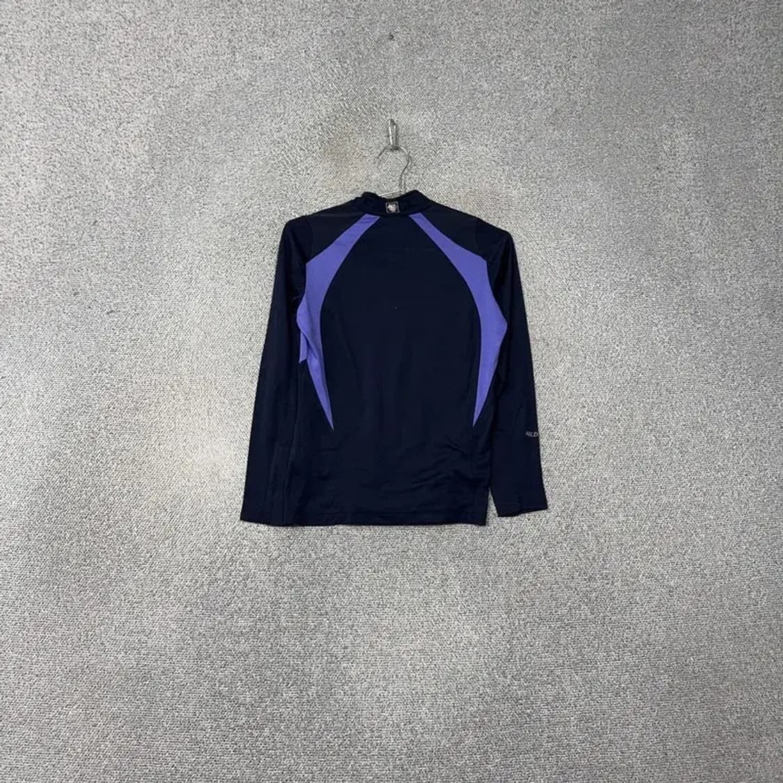 블랙야크 네이비 여성 등산 기능성 반집업 긴팔티 90 상품이미지2