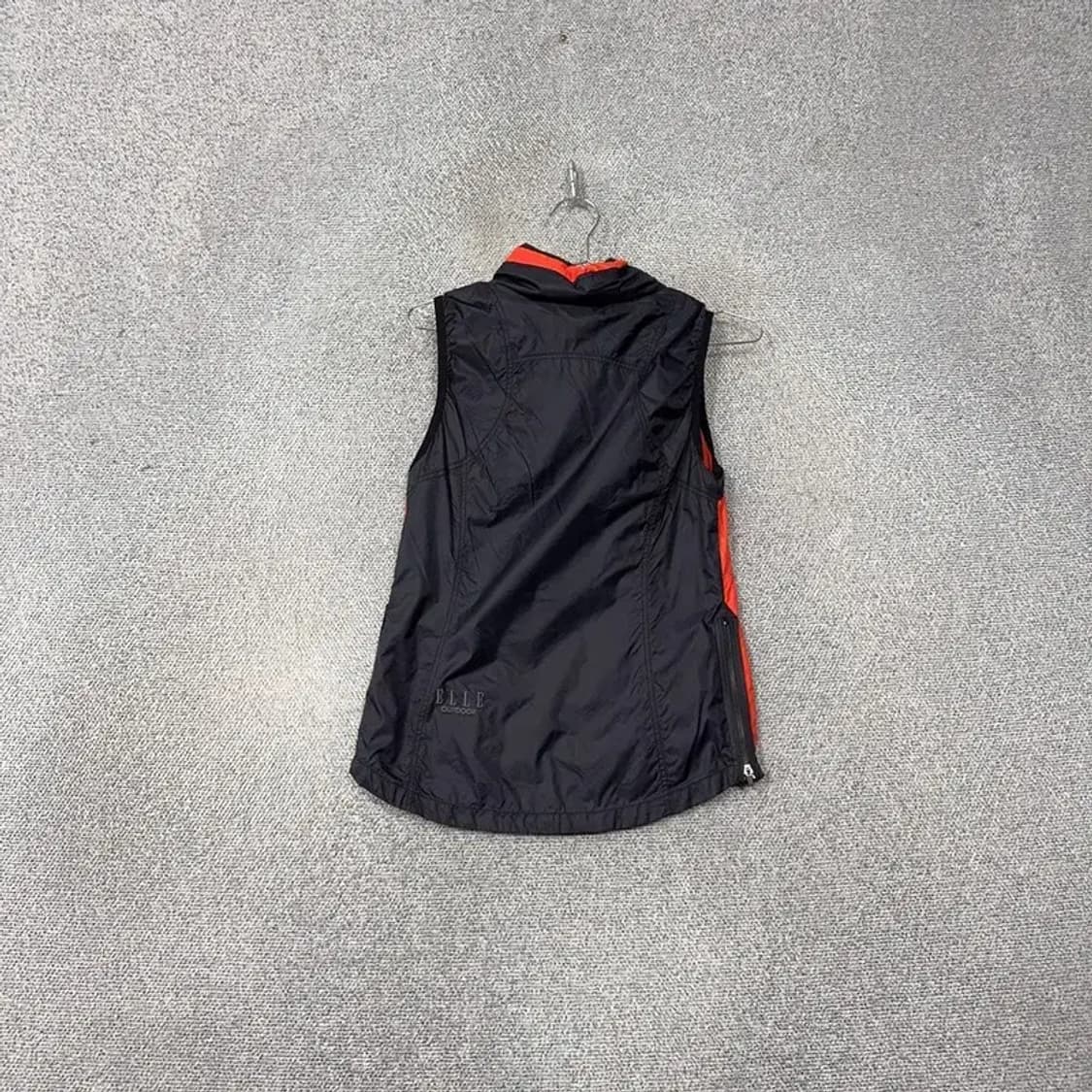 엘르 아웃도어 오렌지 기능성 여성 조끼 바람막이 90 상품이미지2