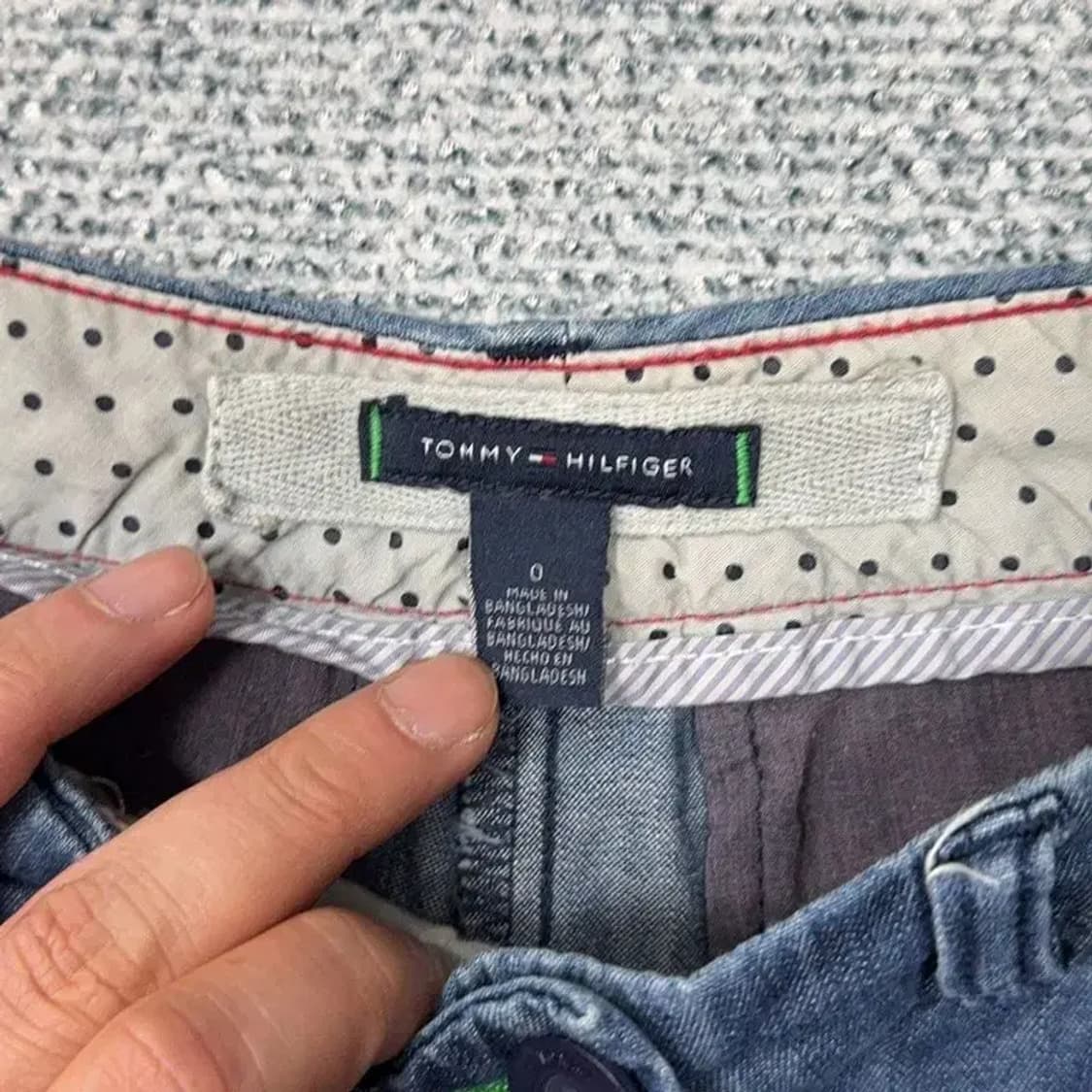 타미힐피거 캐주얼 데님 숏 반바지 0 상품이미지4