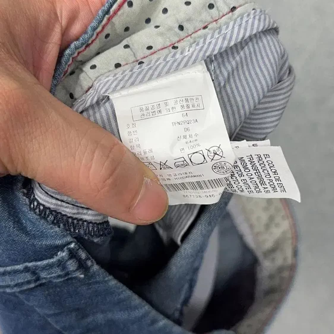 타미힐피거 캐주얼 데님 숏 반바지 0 상품이미지5