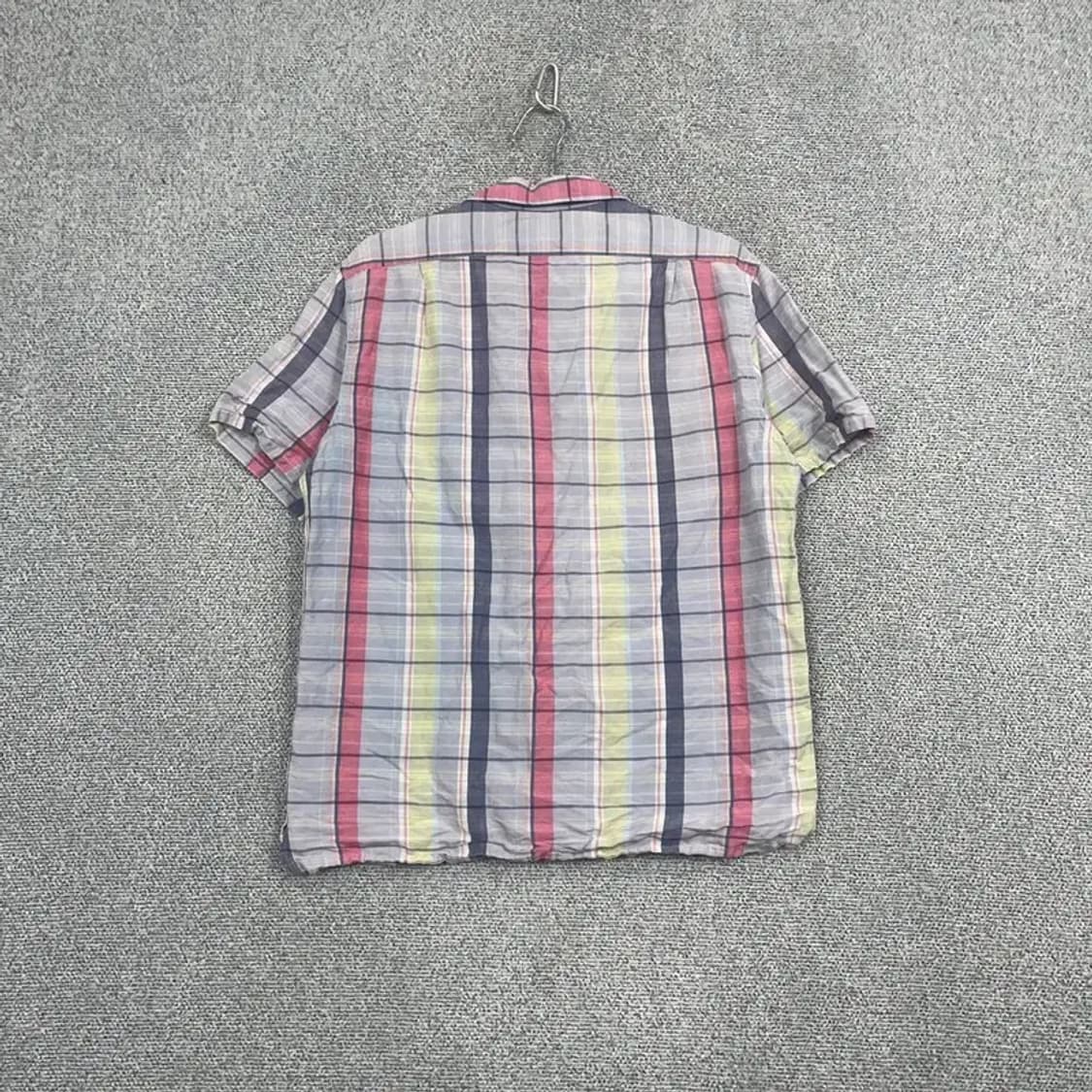 폴로 랄프로렌 체크 라이트 블루 셔츠 L 상품이미지2