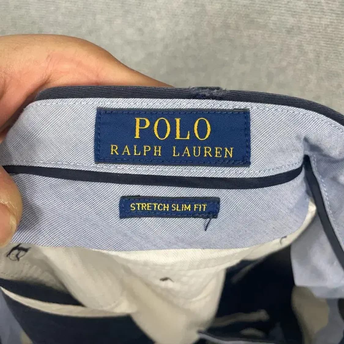 폴로 랄프로렌 슬림핏 네이비 치노팬츠 32/30 상품이미지6
