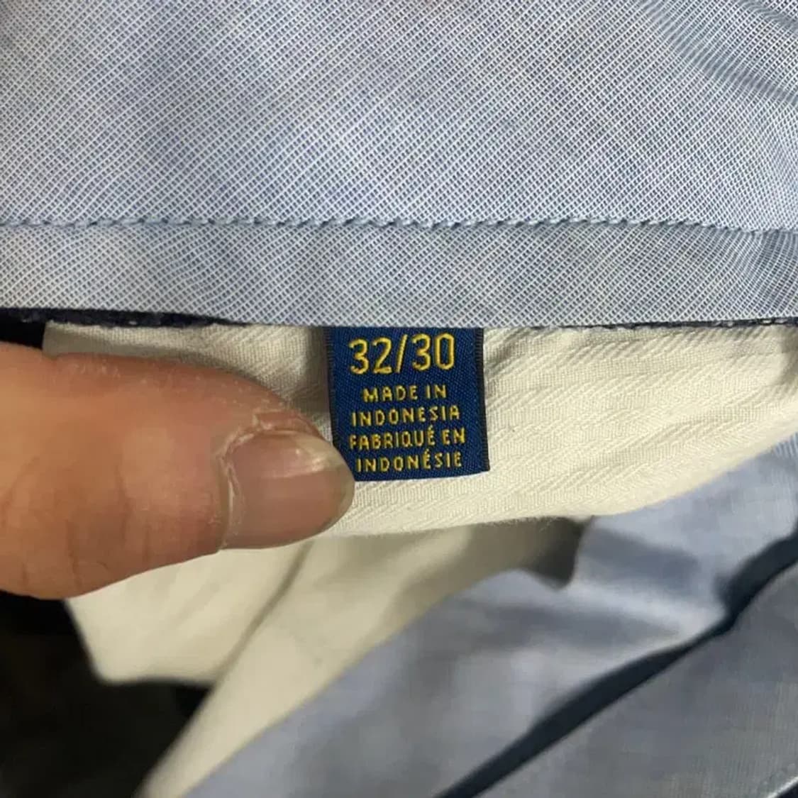 폴로 랄프로렌 슬림핏 네이비 치노팬츠 32/30 상품이미지7