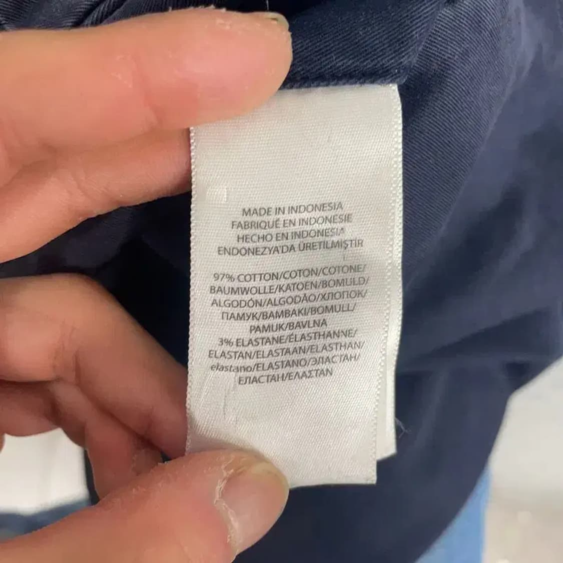 폴로 랄프로렌 슬림핏 네이비 치노팬츠 32/30 상품이미지8