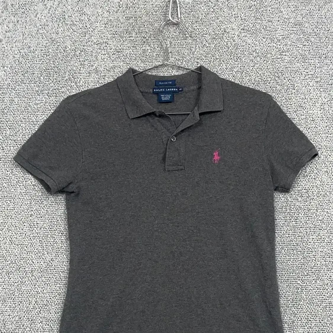 폴로 랄프로렌 클래식핏 여성 그레이 카라티 XS 상품이미지3