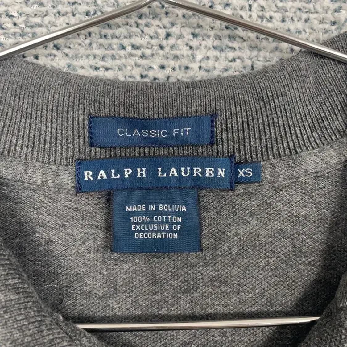 폴로 랄프로렌 클래식핏 여성 그레이 카라티 XS 상품이미지6