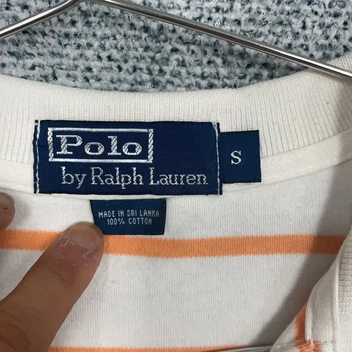 폴로 랄프로렌 캐주얼 스트라이프 카라티 S 상품이미지8