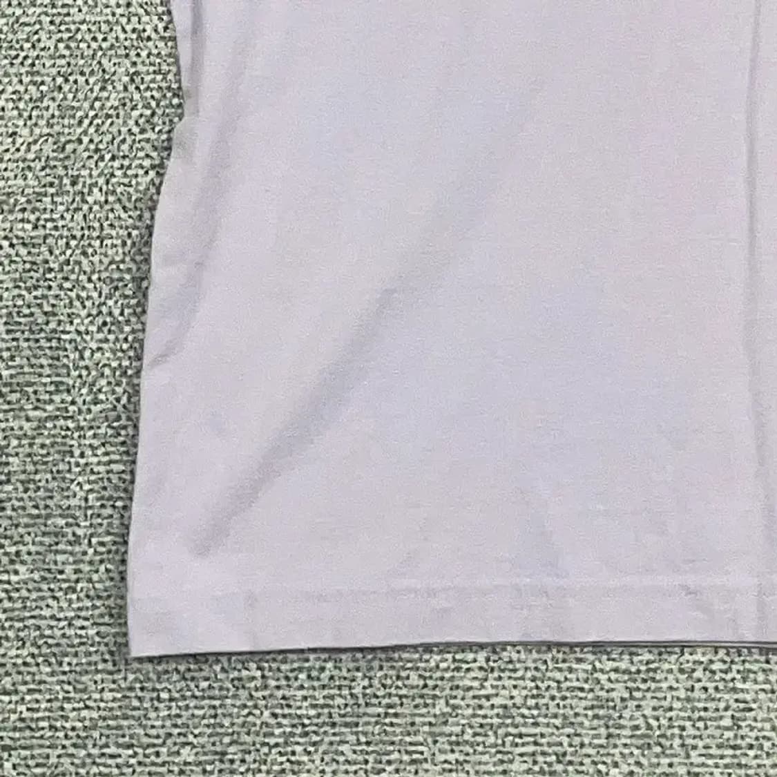 코드그라피 로고 자수 라이트 퍼플 반팔 티 S 상품이미지4