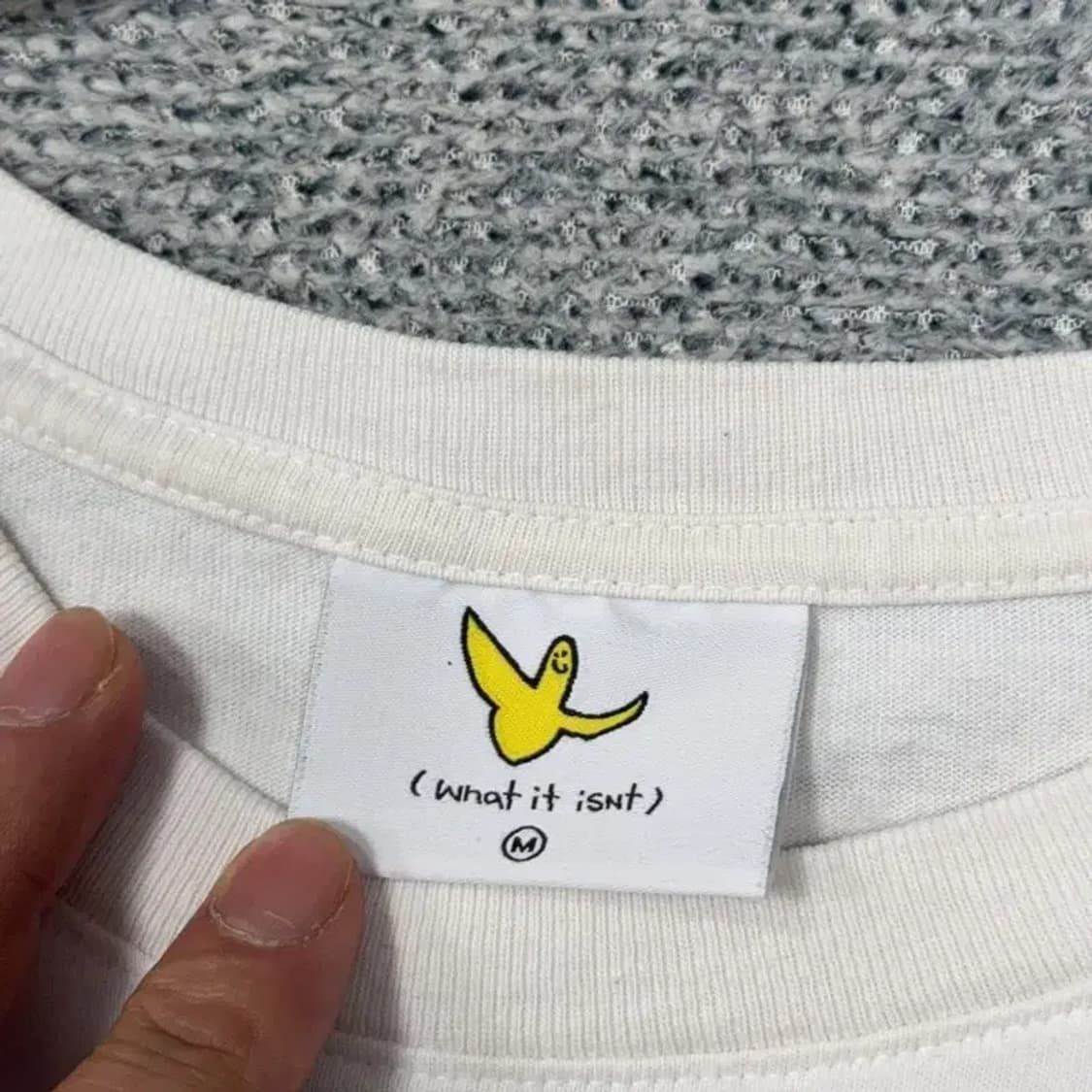 마크곤잘레스 로고 프린팅 화이트 반팔 티 M 상품이미지3