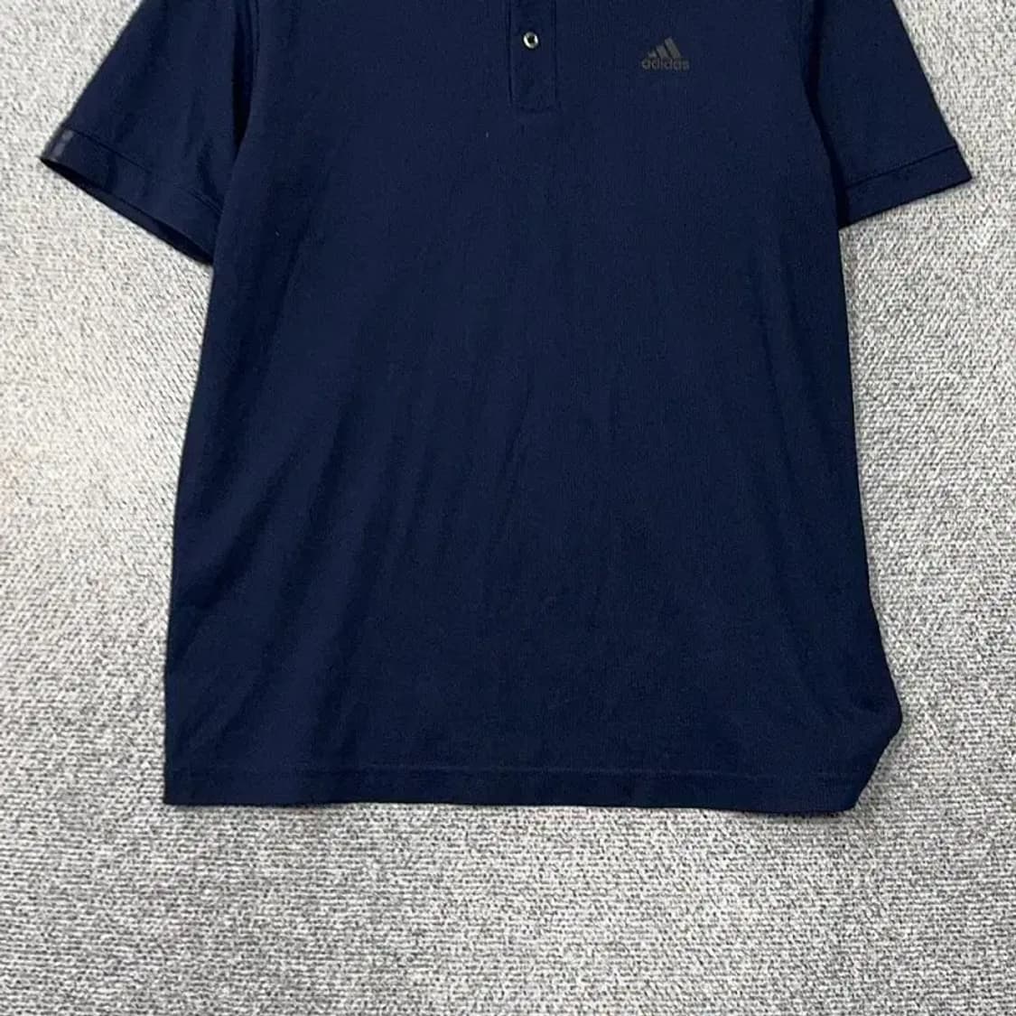 아디다스 네이비 로고 남성 기능성 카라티 L 상품이미지4