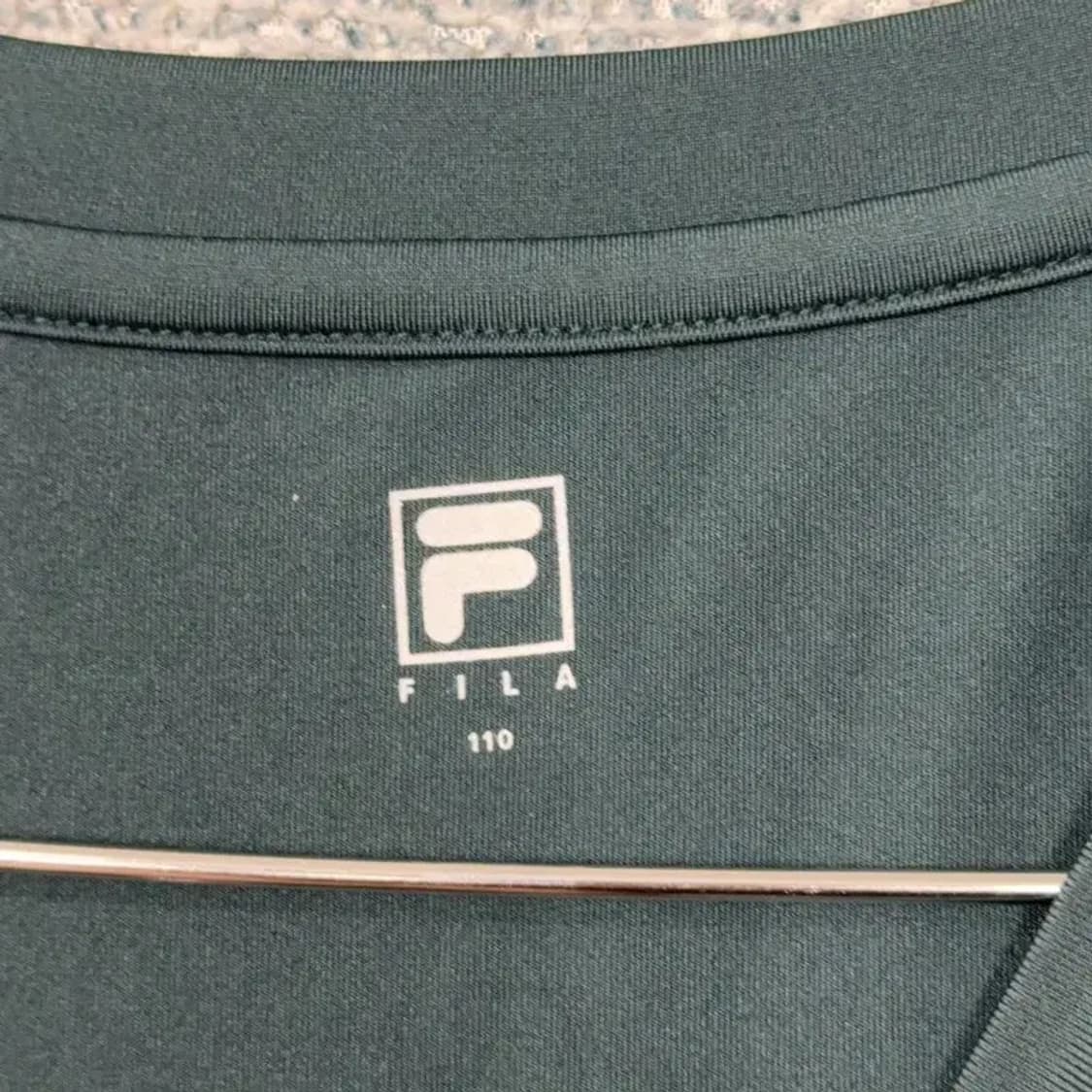 휠라 프린팅 그린 기능성 반팔티 110 상품이미지5