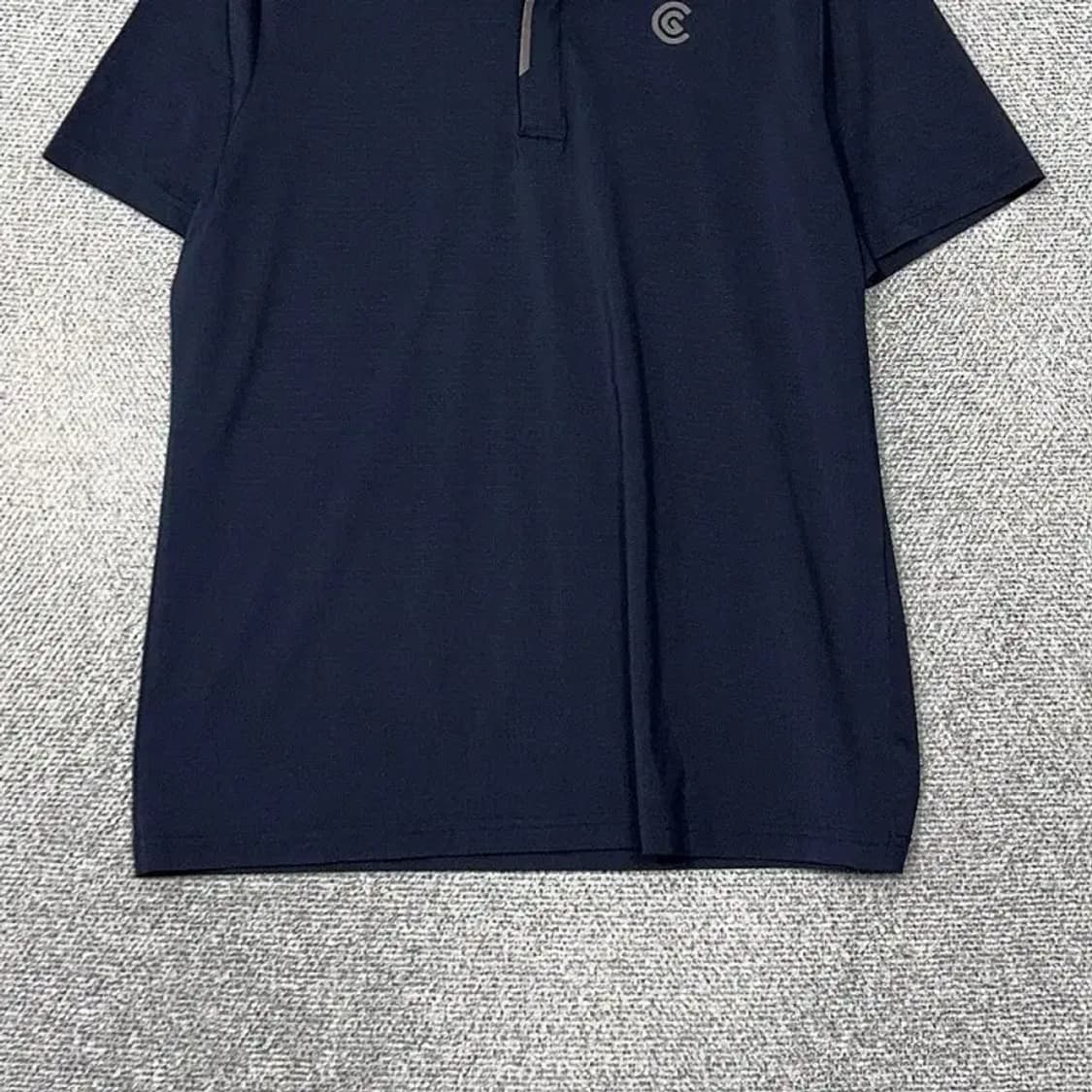 클리블랜드 골프 네이비 로고 기능성 남성 반팔 카라티 L(105) 상품이미지4