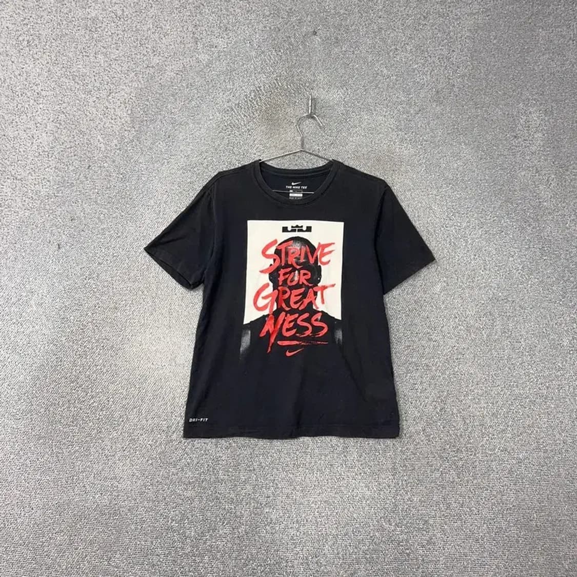 나이키 빈티지 프린팅 블랙 반팔 티 M 상품이미지1