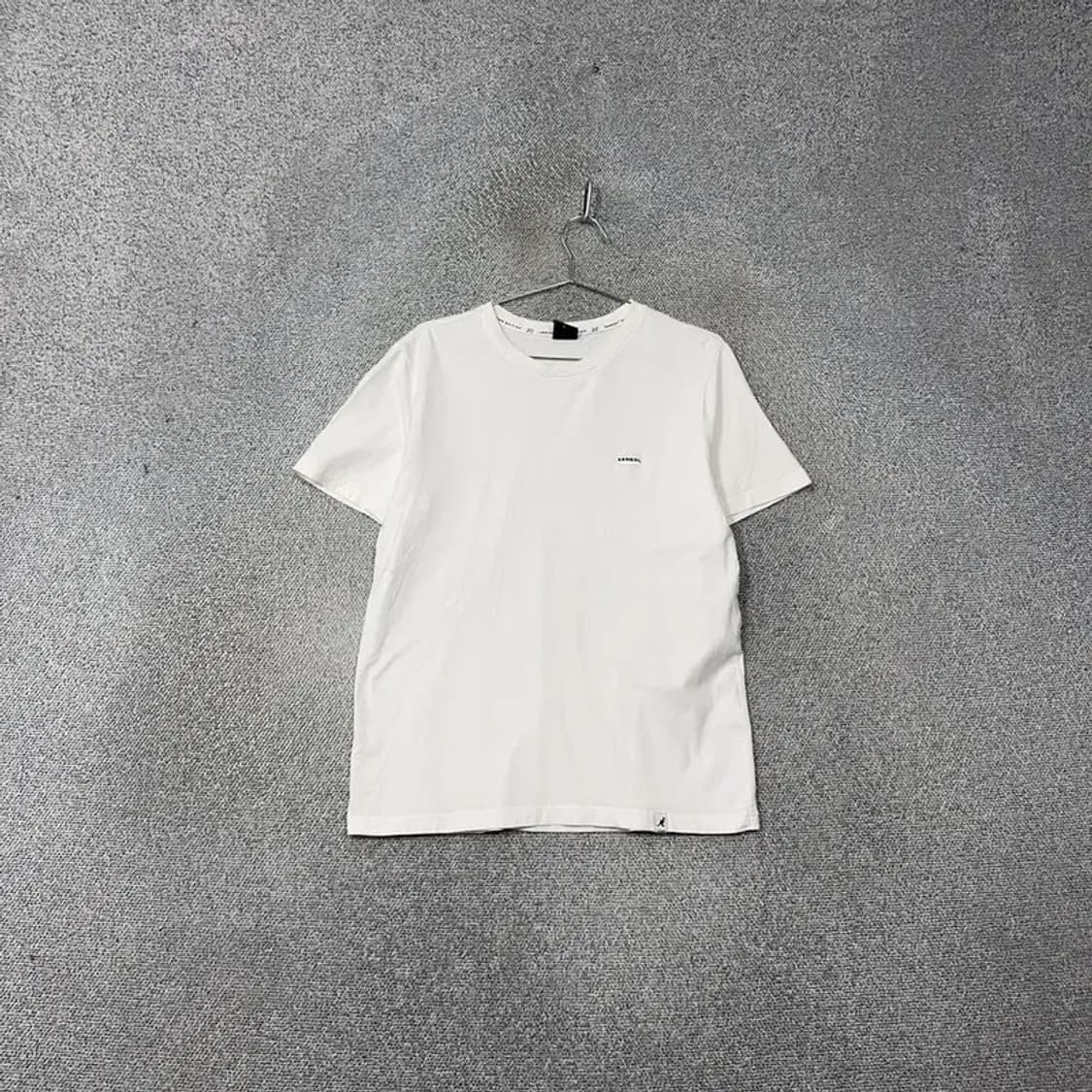 캉골 화이트 로고 캐주얼 반팔 티 M 상품이미지1