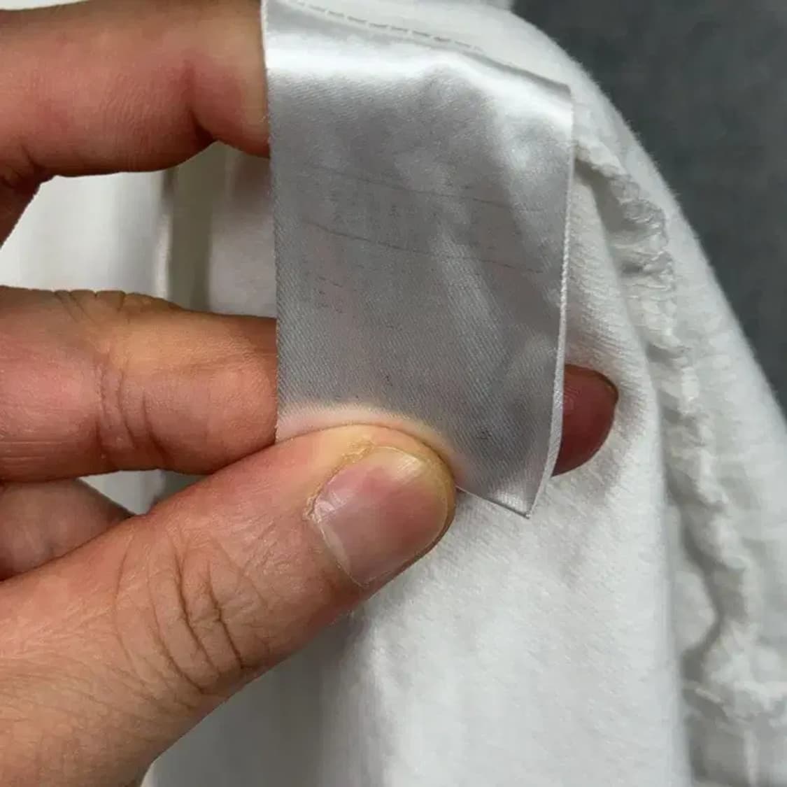 캉골 화이트 로고 캐주얼 반팔 티 M 상품이미지4