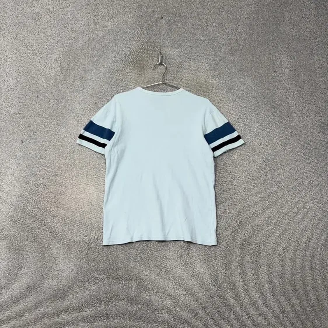 알마니 익스체인지 골지 라이트 블루 반팔 티 M 상품이미지2